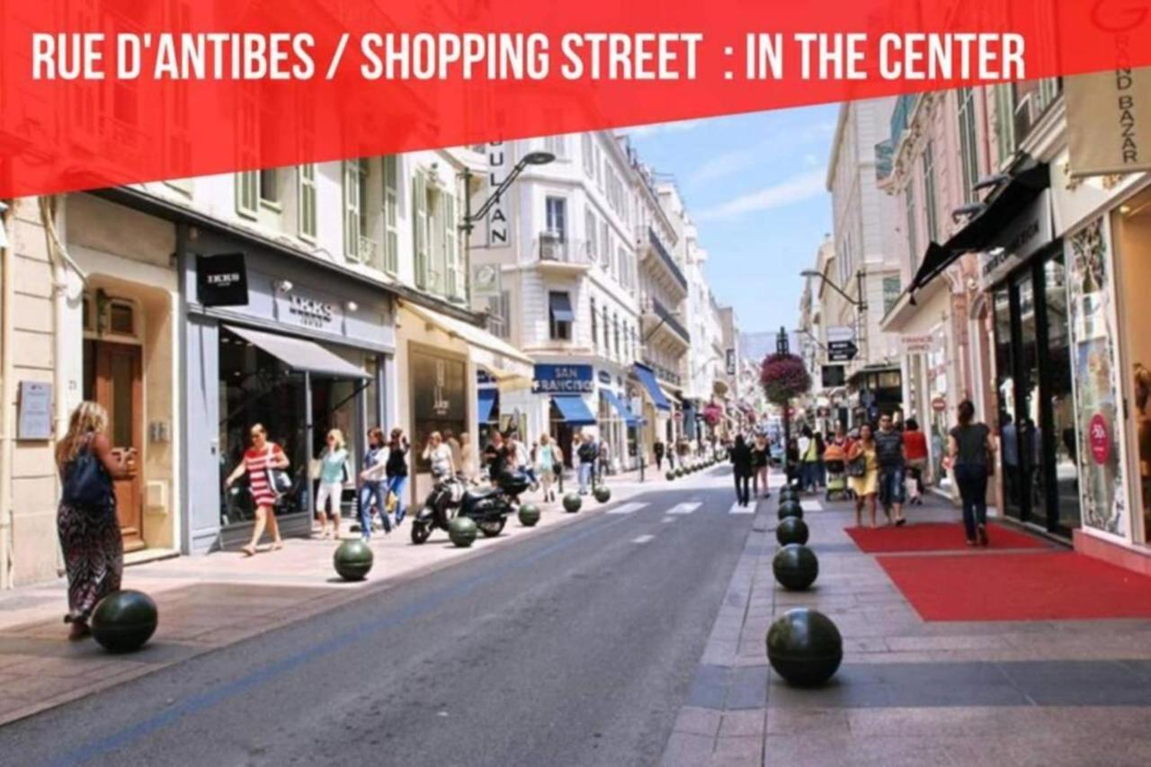 Cocoon Center - Rue D'Antibes - 200M Plage- Clim - Wifi - Unique Cannes Esterno foto